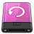 Pink Backup W Icon 48x48 png